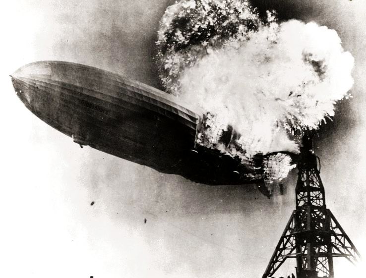 6. The Hindenburg Airship crash